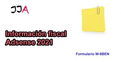 Información fiscal Adsense 2021