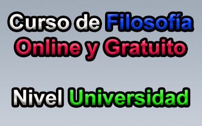 Curso de Filosofía online [GRATIS], autores y teorías