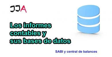 Los informes contables y sus bases de datos