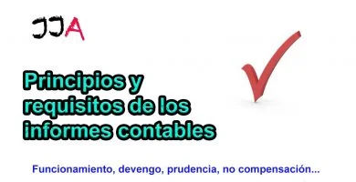 Principios y requisitos de los informes contables
