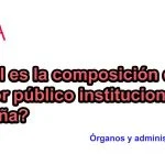 ¿Cuál es la composición del sector público institucional en España?