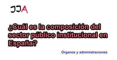 ¿Cuál es la composición del sector público institucional en España?